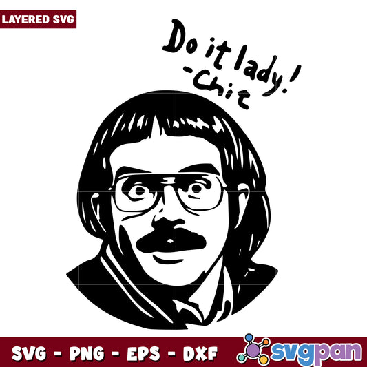 Do it lady chit svg