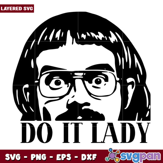 Do it lady meme svg
