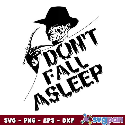Don't fall asleep freddy svg