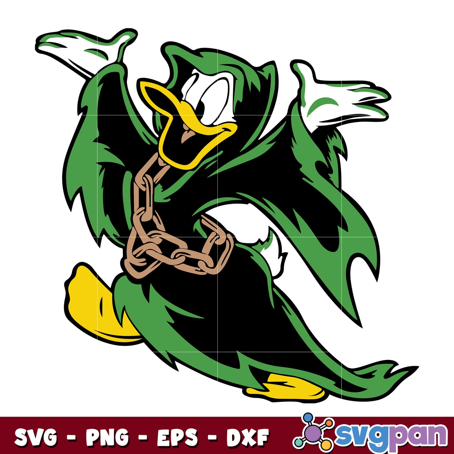 Donald Duck Maleficent Disney Halloween svg