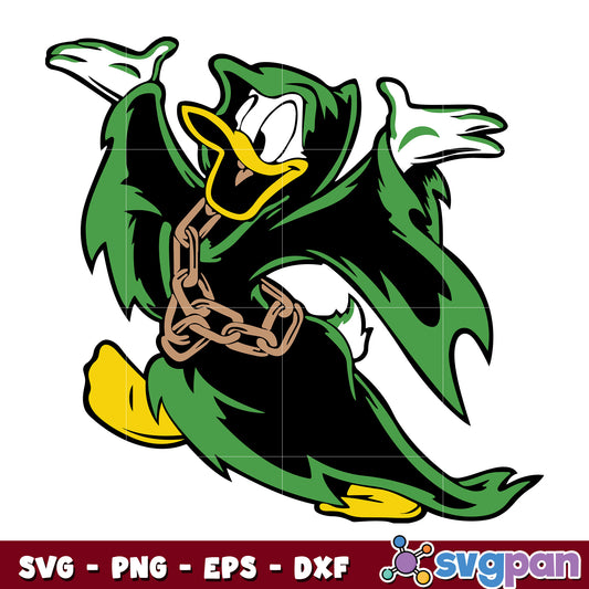 Donald Duck Maleficent Disney Halloween svg