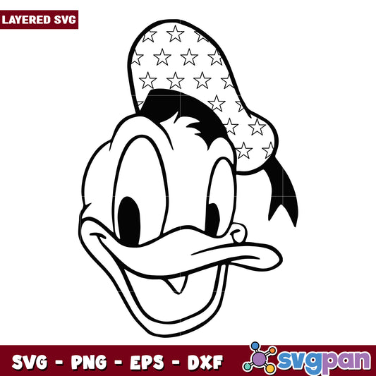 Donald Duck SVG Cut File