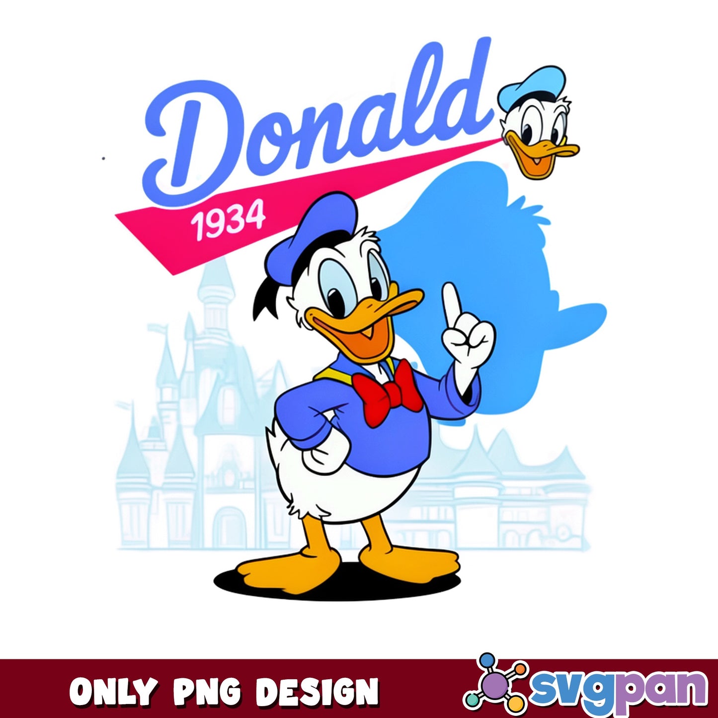 Donald Duck 1934 Disney PNG, Donald Duck PNG, Disney PNG