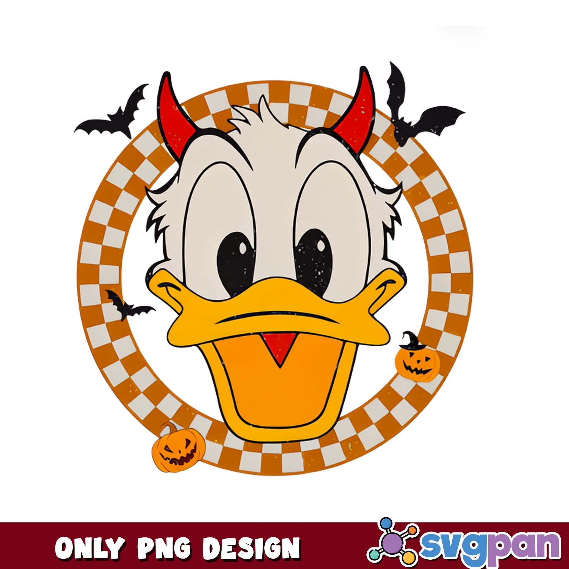 Donald Duck Halloween PNG, Disney Halloween PNG, Trick Or Treat PNG