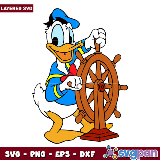 Donald duck riding cruise svg, mickey mouse characters svg, disney mickey mouse svg