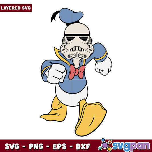 Donald star wars png, summer time png, disneyland holiday png