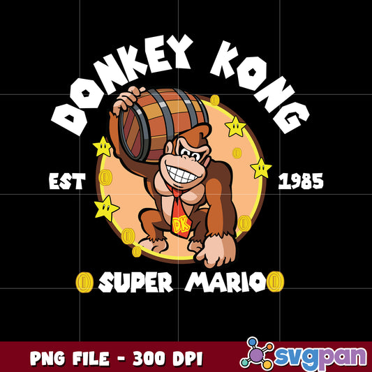 Donkey Kong est 1985 png, donkey kong png, mario switch games png