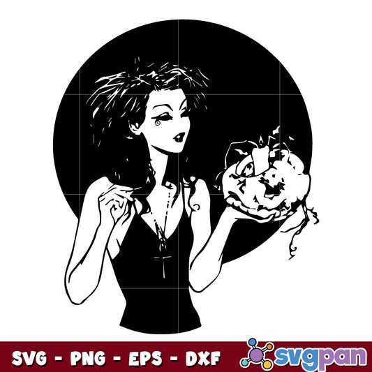 Doodle 74 Death Halloween svg