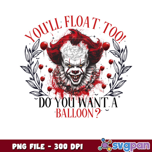 Do you want a balloon png, halloween time png, horror characters ​png