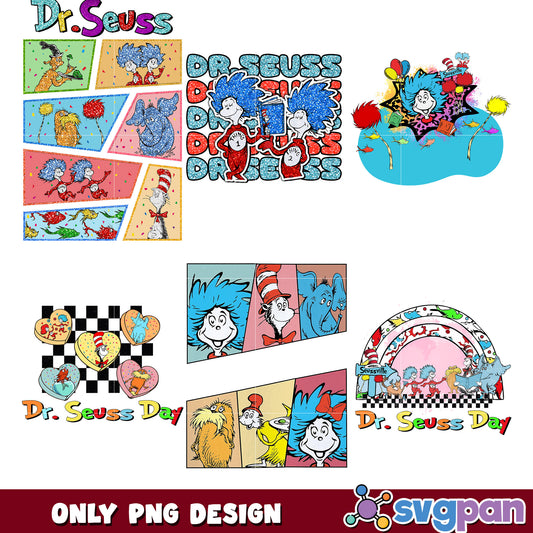 Dr Seuss PNG Bundle Characters & Designs