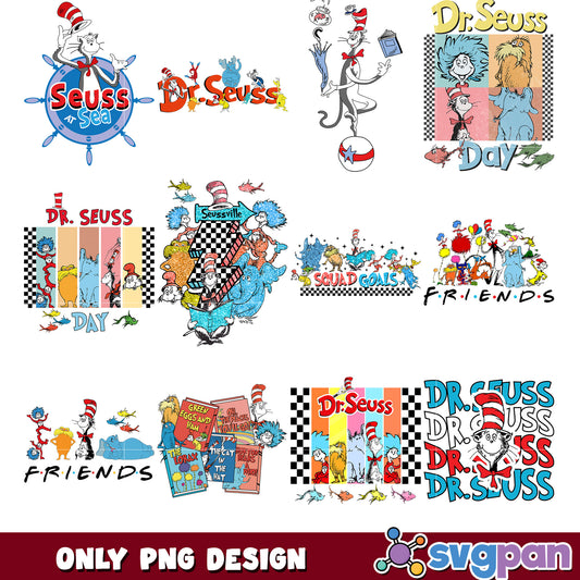 Dr Seuss PNG Bundle Fun Designs for All Ages