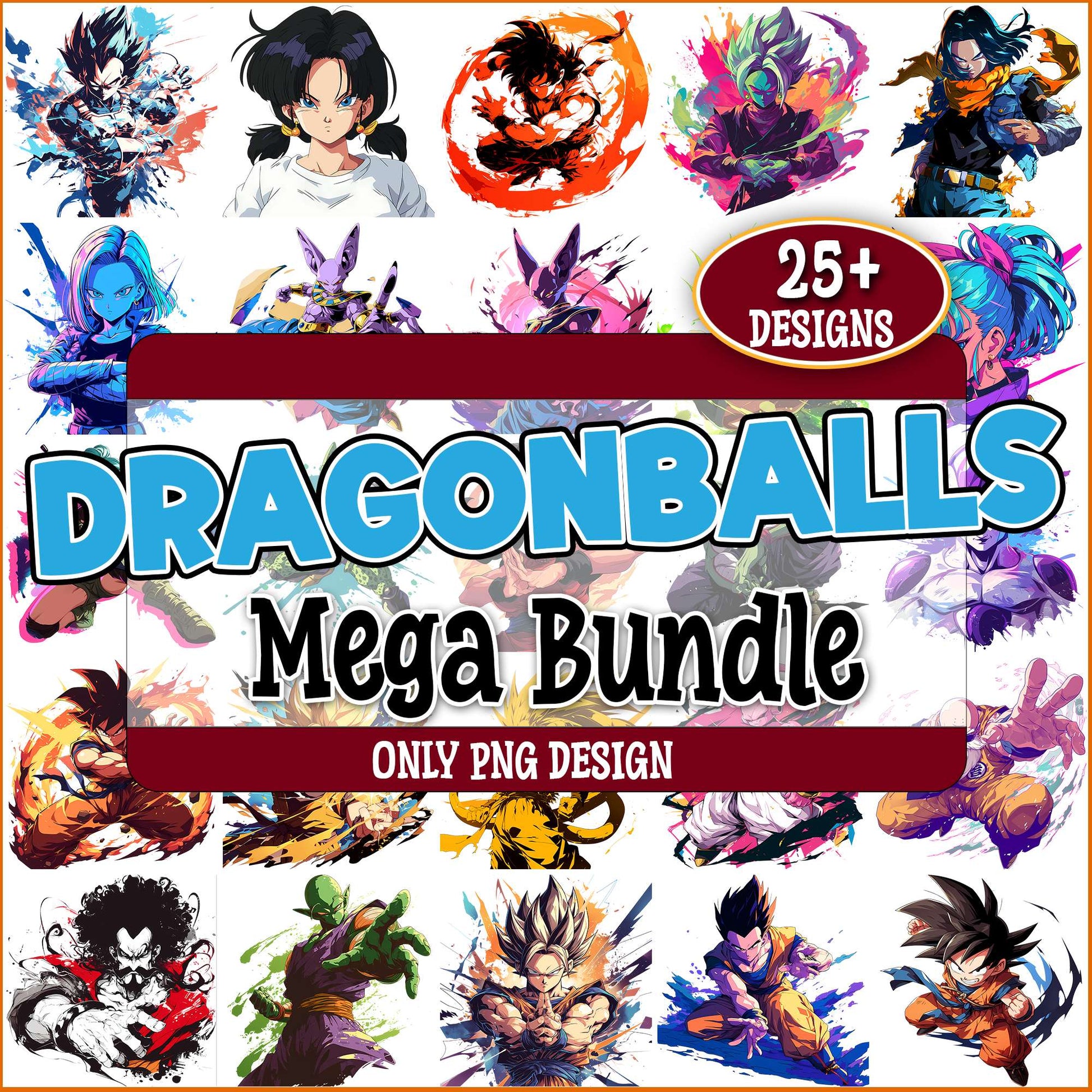 Dragon ball aura art png bundle