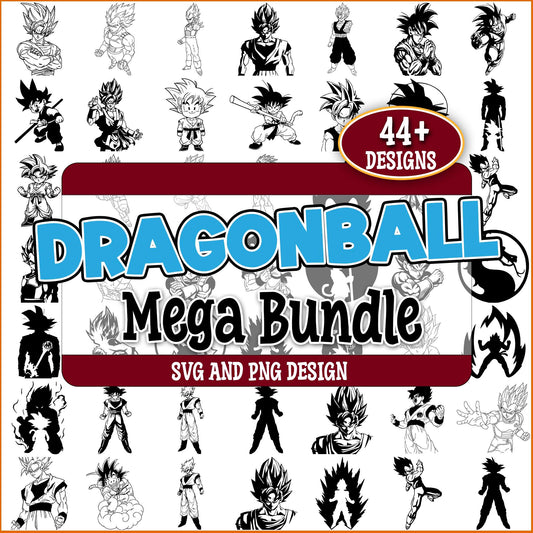 Dragonball image svg bundle