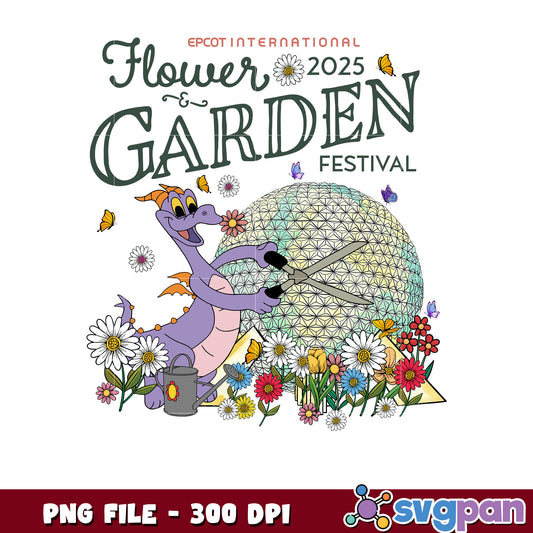 EPCOT Flower Garden Fest 2025 PNG