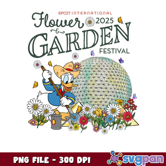 EPCOT Flower Garden Festival 2025 PNG