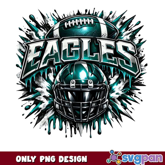 Eagles Football Drip PNG, Philadelphia Eagles PNG, NFL PNG