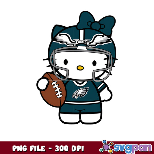Eagles hello kitty png, nfl bracket​​​ png, nfl combine​ png