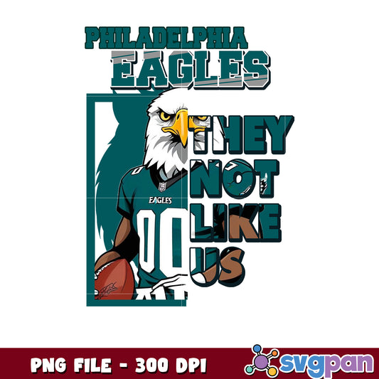 Eagles they nots like us png, super bowl 2025 png, nfl teams helmet png