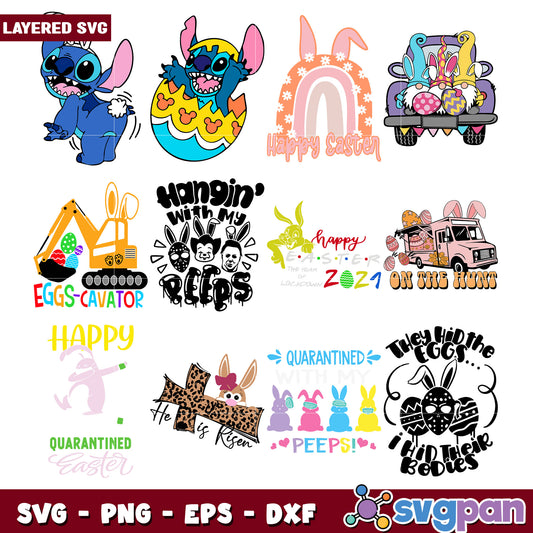 Easter Bundle SVG Designs for Creative Projects