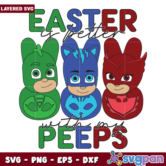 Easter Fun with My Peeps SVG Design for Kids and Families
