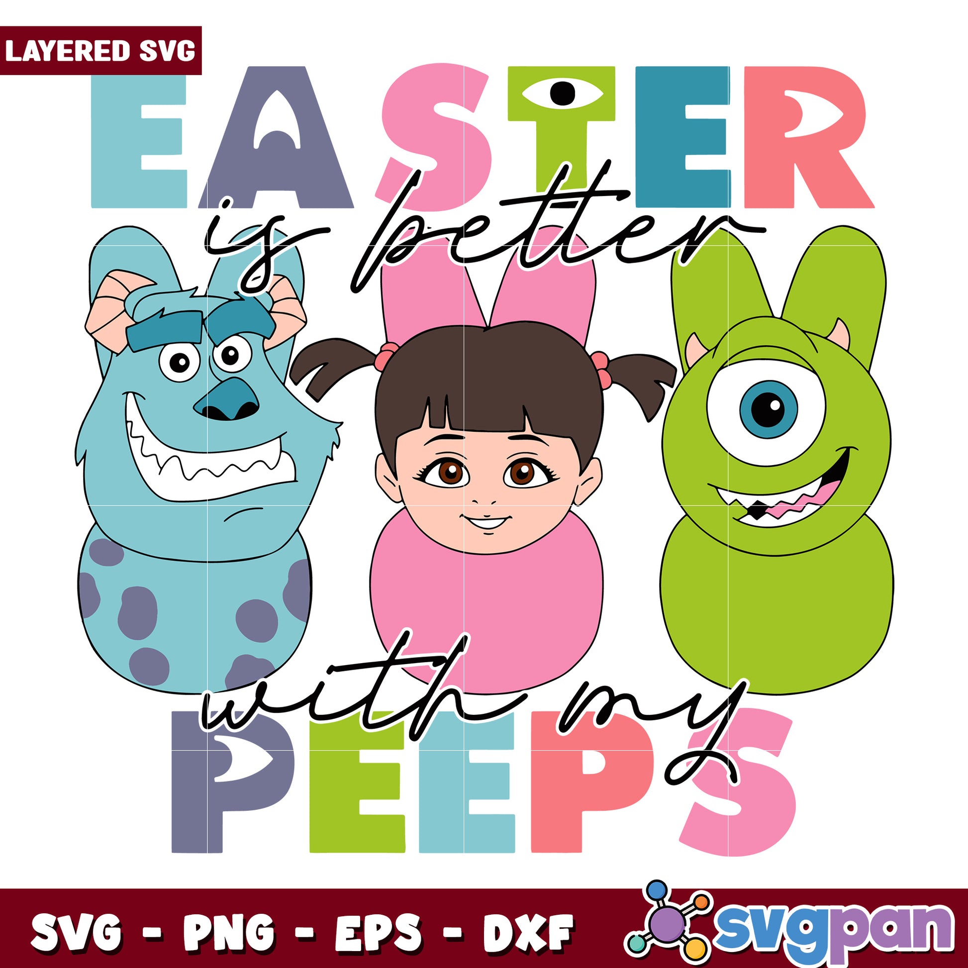 Easter Fun with My Peeps SVG Design for Spring Crafts