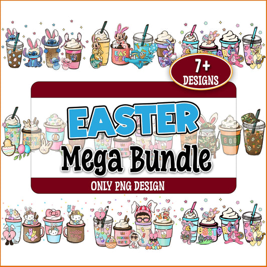 Easter drinks png bundle