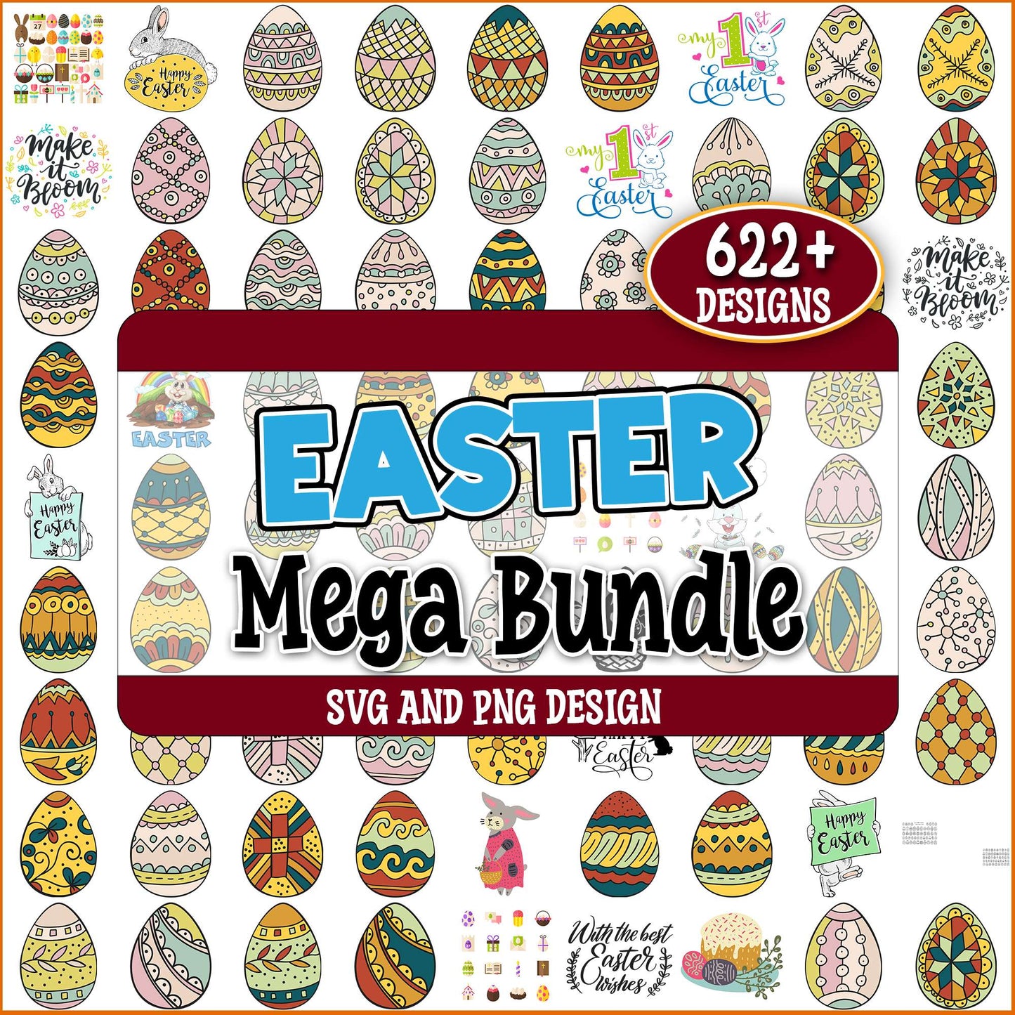 Easter enormous collection svg bundle