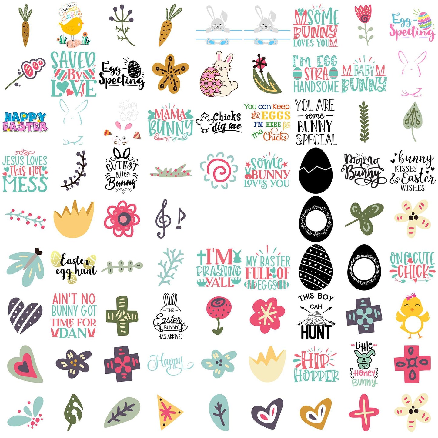 Easter enormous collection svg bundle, easter 2025 svg, easter svg