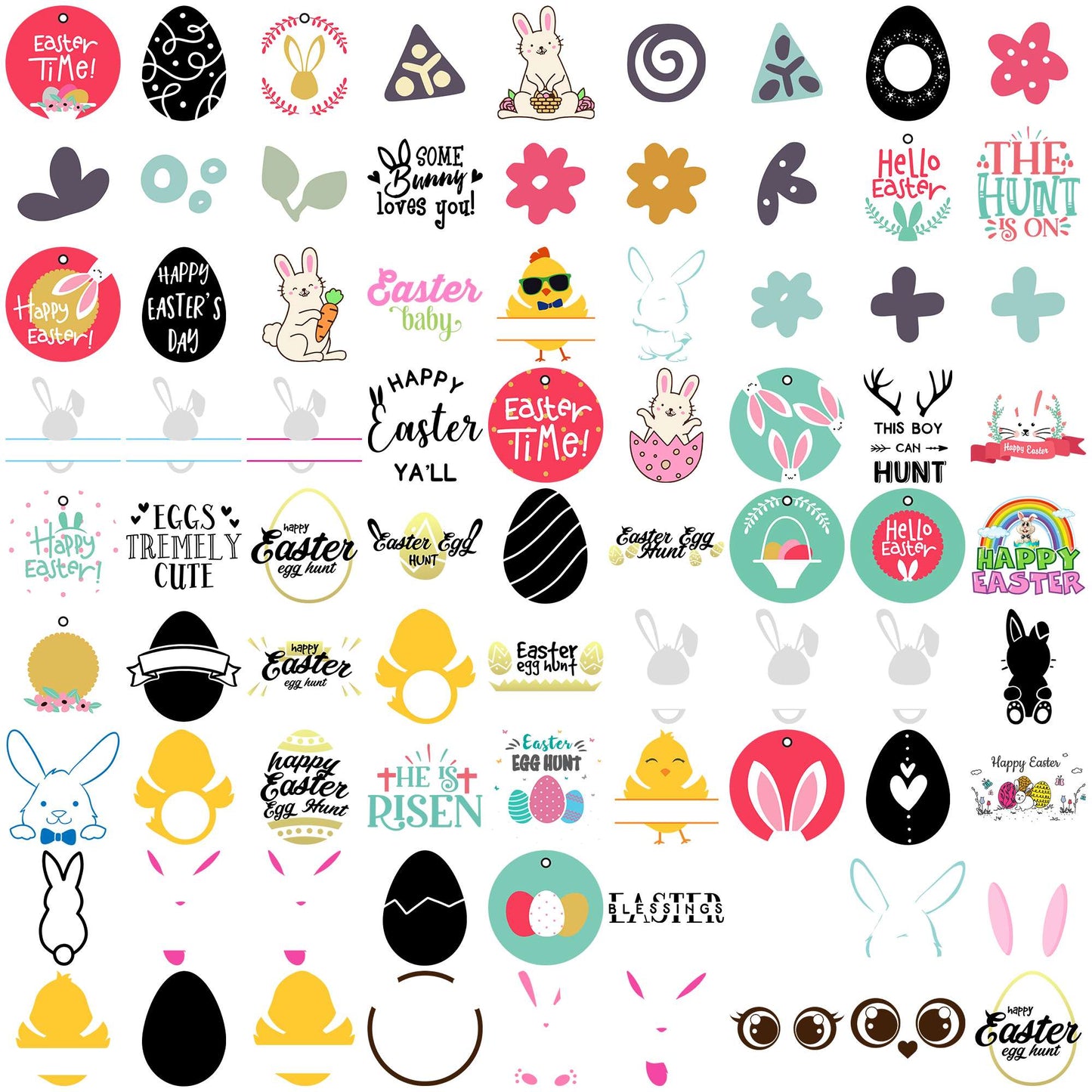 Easter enormous collection svg bundle, easter 2025 svg, easter svg