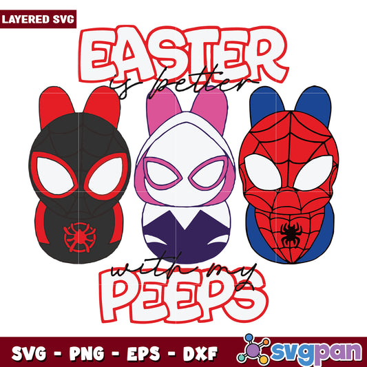 Easter is Better with My Superhero Peeps SVG Design