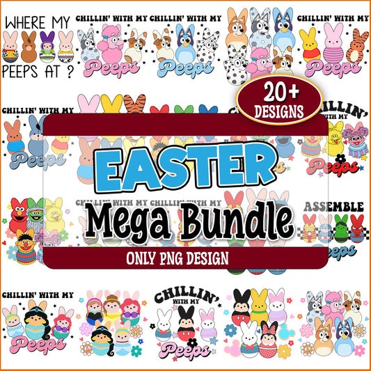 Easter peep png bundle