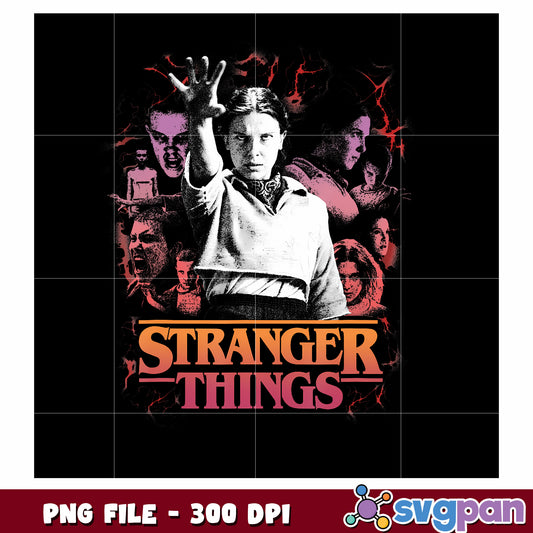 Eleven stranger things png, netflix​ png, stranger things​ png