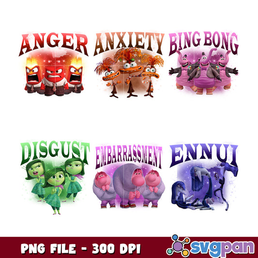 Emotion Character Bundle PNG File for Creatives