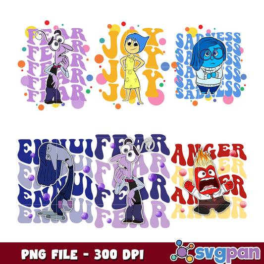 Emotional Character Bundle PNG Download 300 DPI