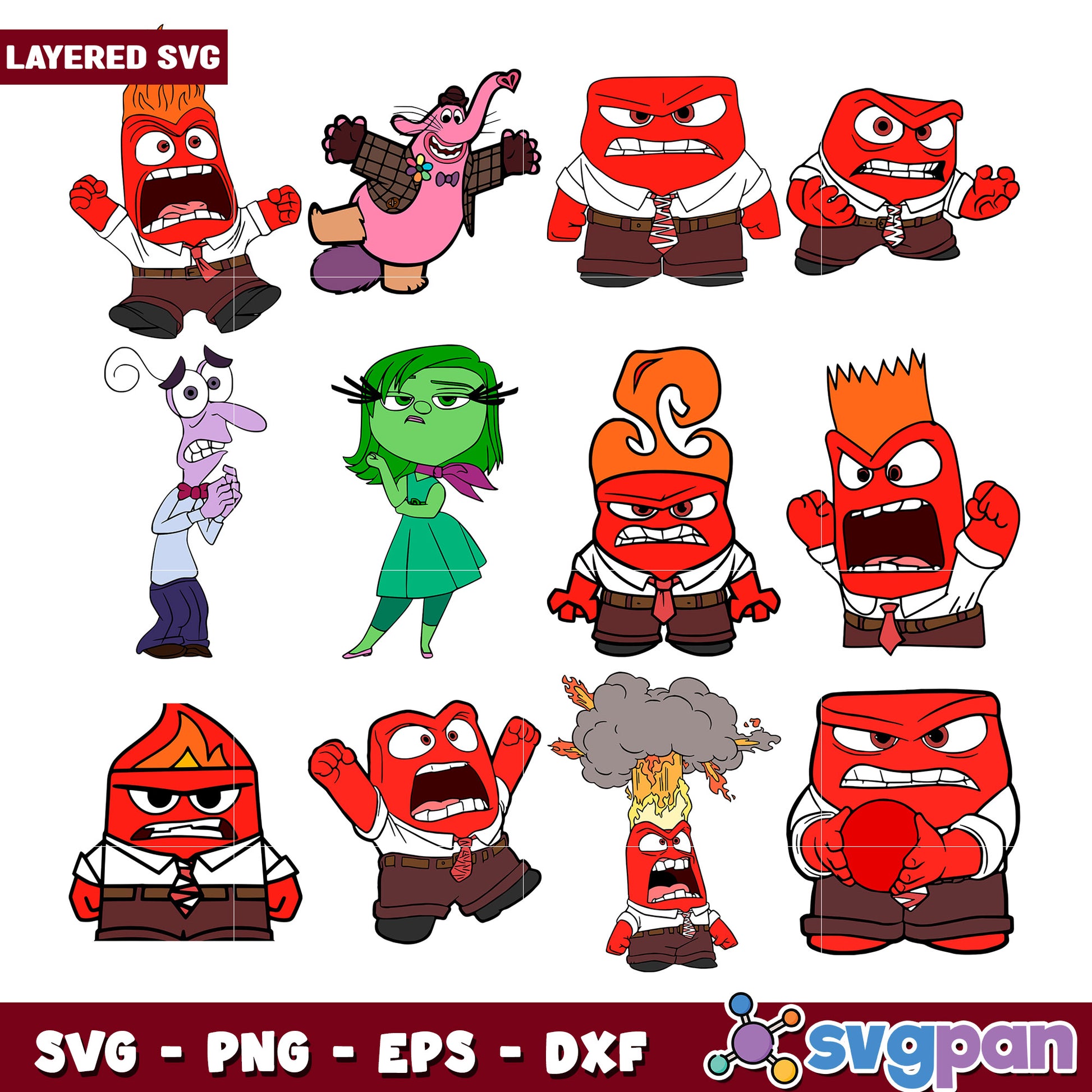 Emotional Character SVG Bundle for Creative Projects