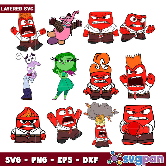 Emotional Character SVG Bundle for Creative Projects