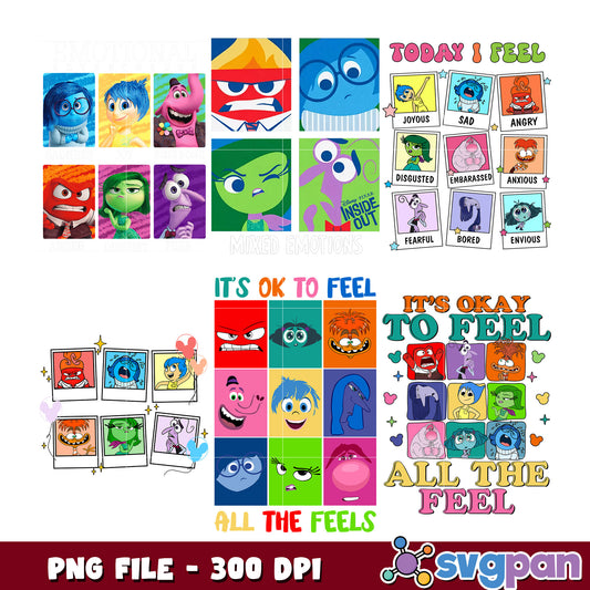Emotional Feelings Bundle PNG for Creative Projects