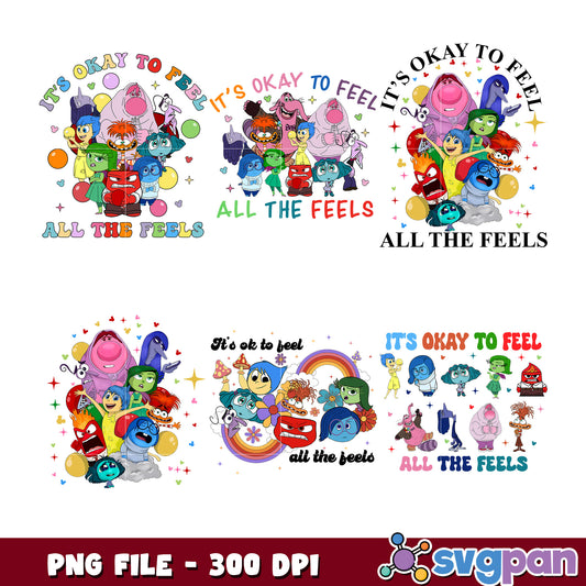 Emotional Movie Characters PNG Bundle All the Feels