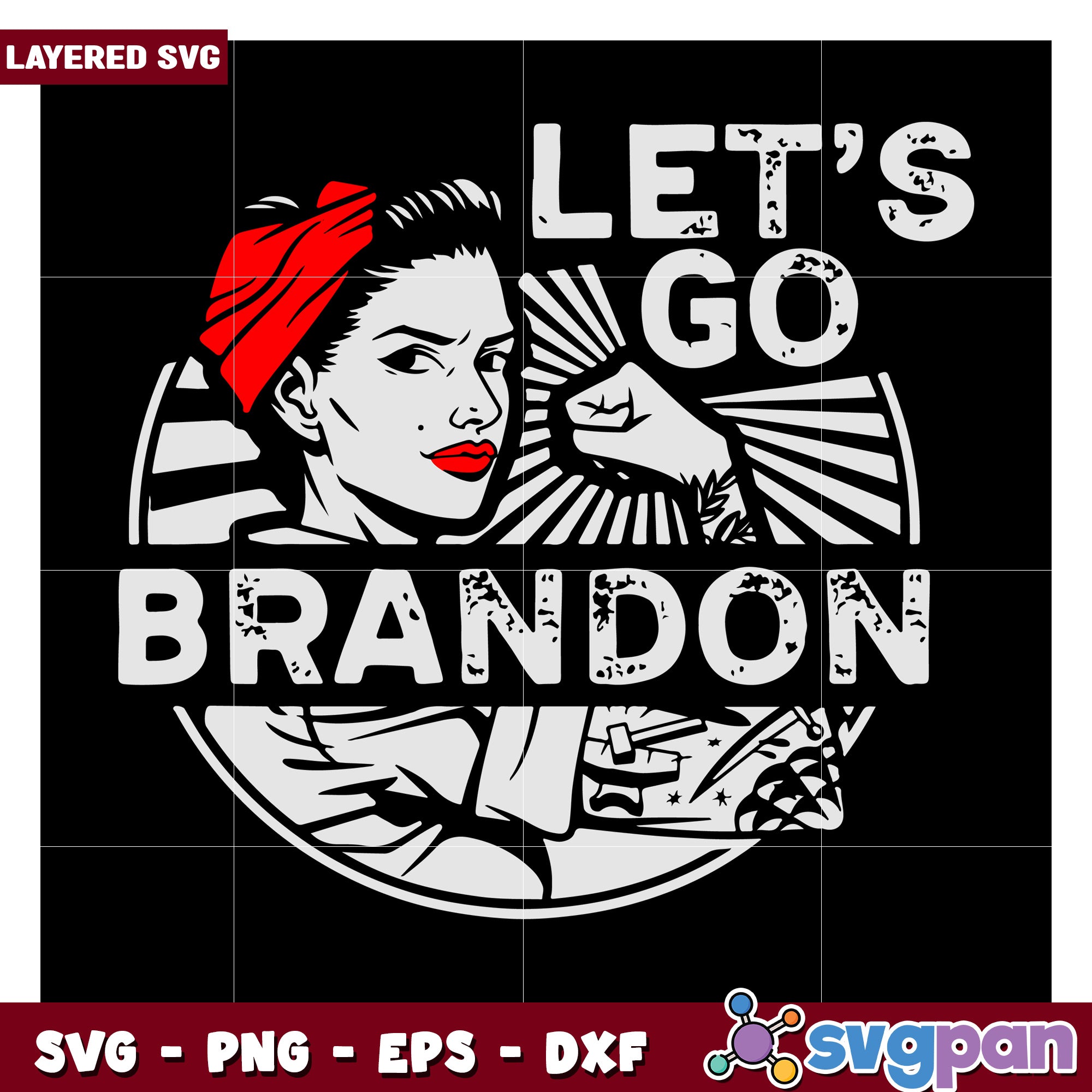 Go Svg Empowering Let's Go Brandon SVG Design, Perfect for Crafting Projects ...