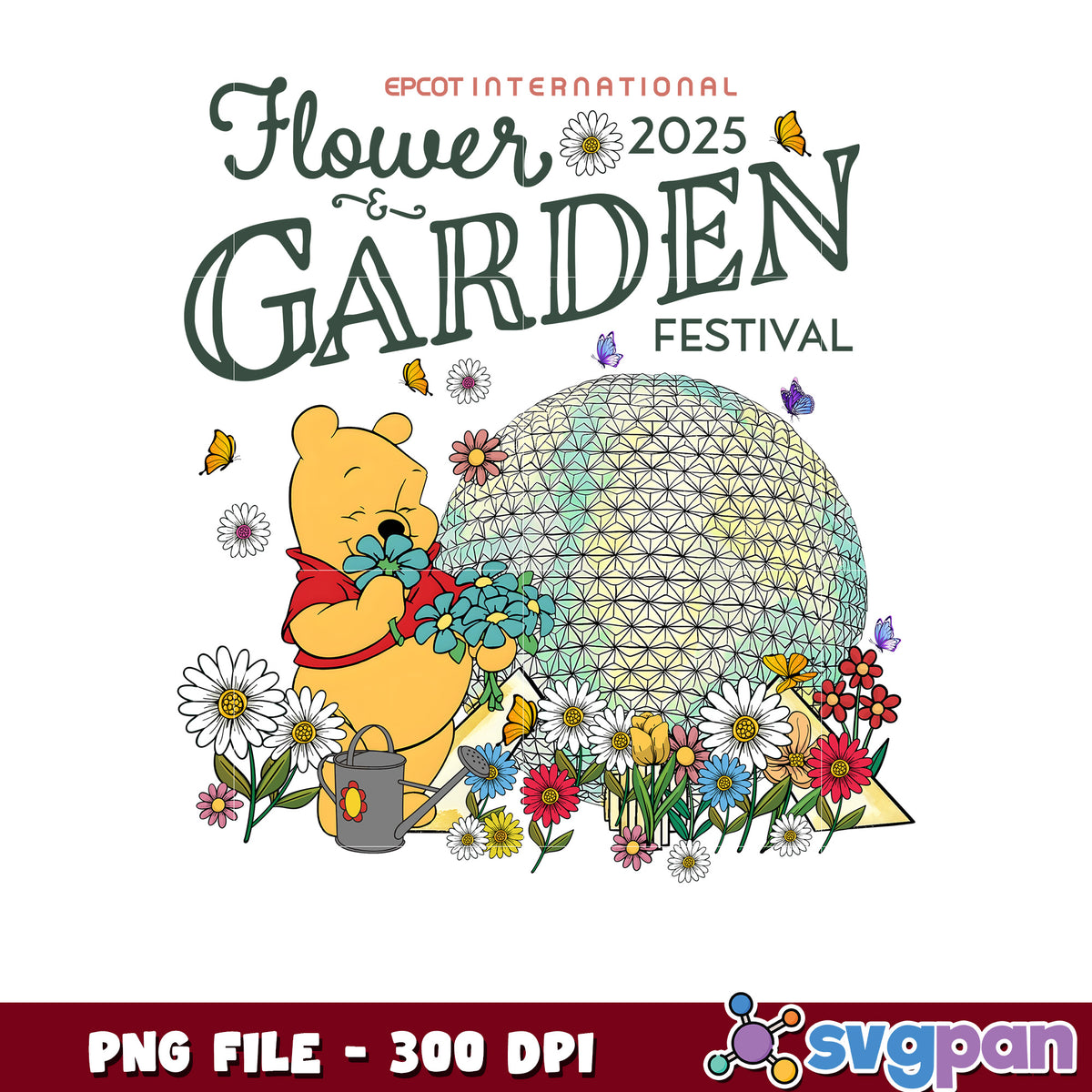 Epcot International Flower and Garden Festival PNG 2025