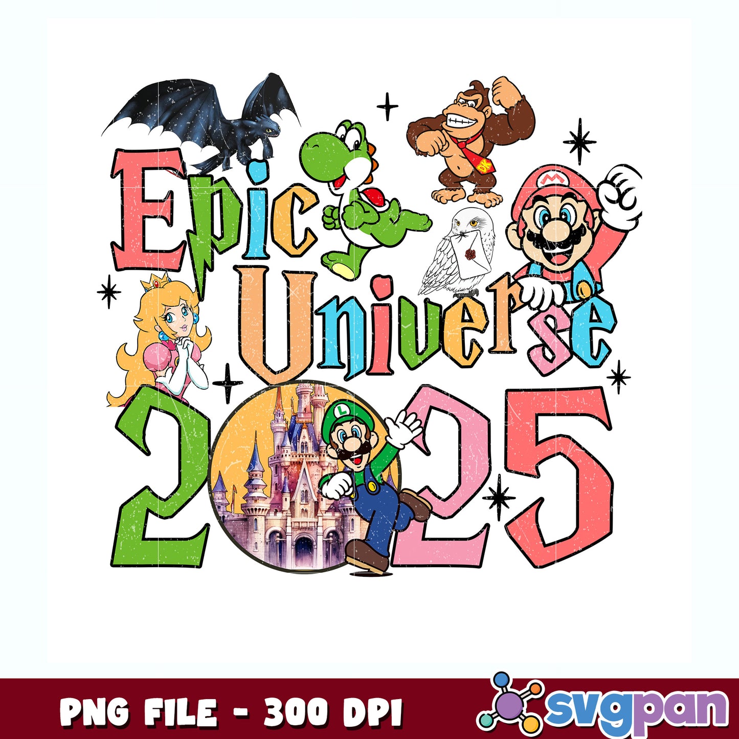 Epic universe 2025 png, futuristic png, theme park png