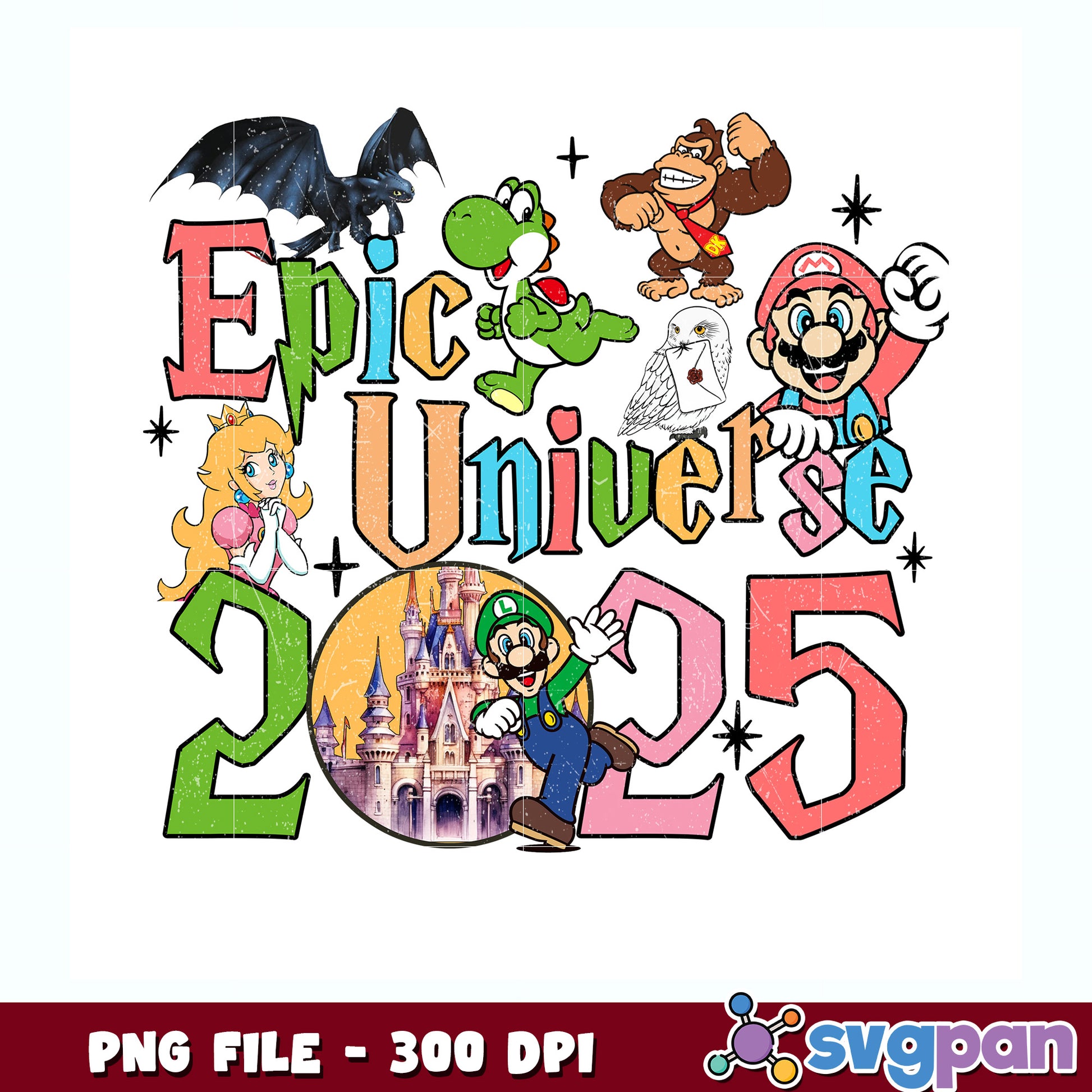 Epic universe 2025 png, futuristic png, theme park png