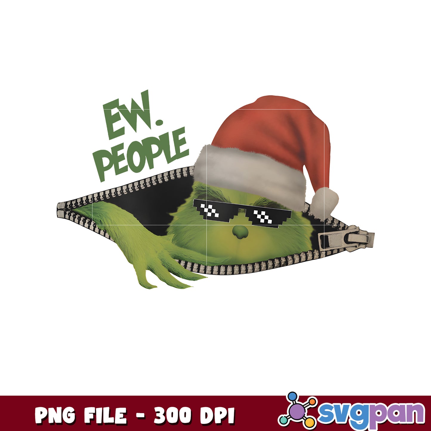 Ew People Whoviile Grinchmas png, grinch quotes png, christmas time ​png