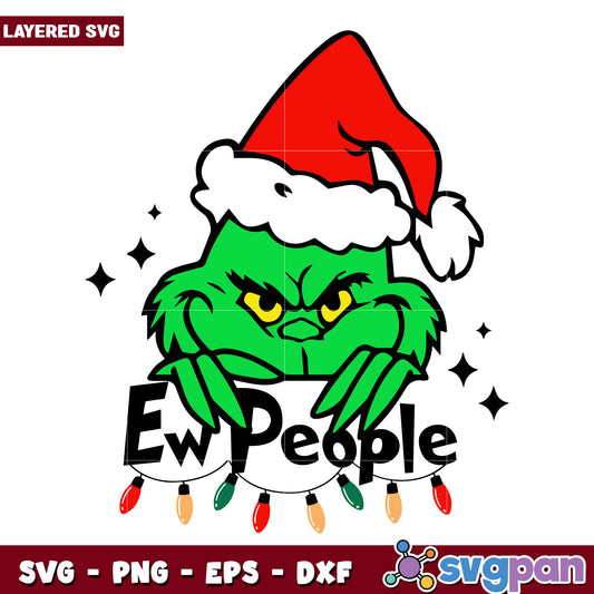 Ew people design svg, funny quotes svg, grinch friends svg