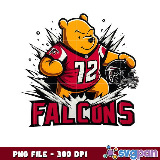 Falcons winnie pooh png, nfl games today png, american rugby png