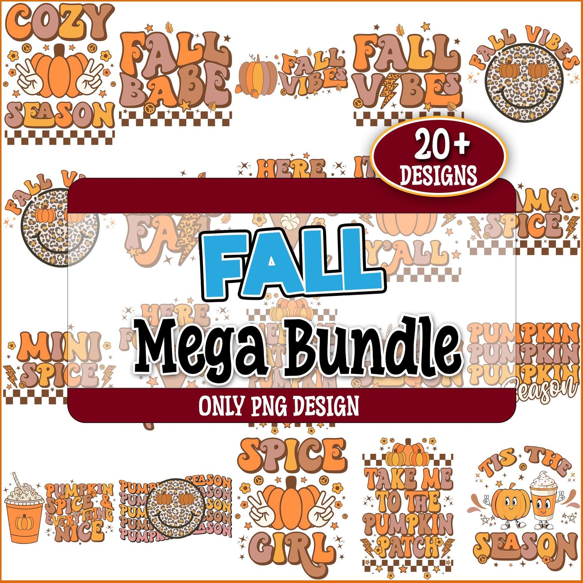 Fall babe png bundle