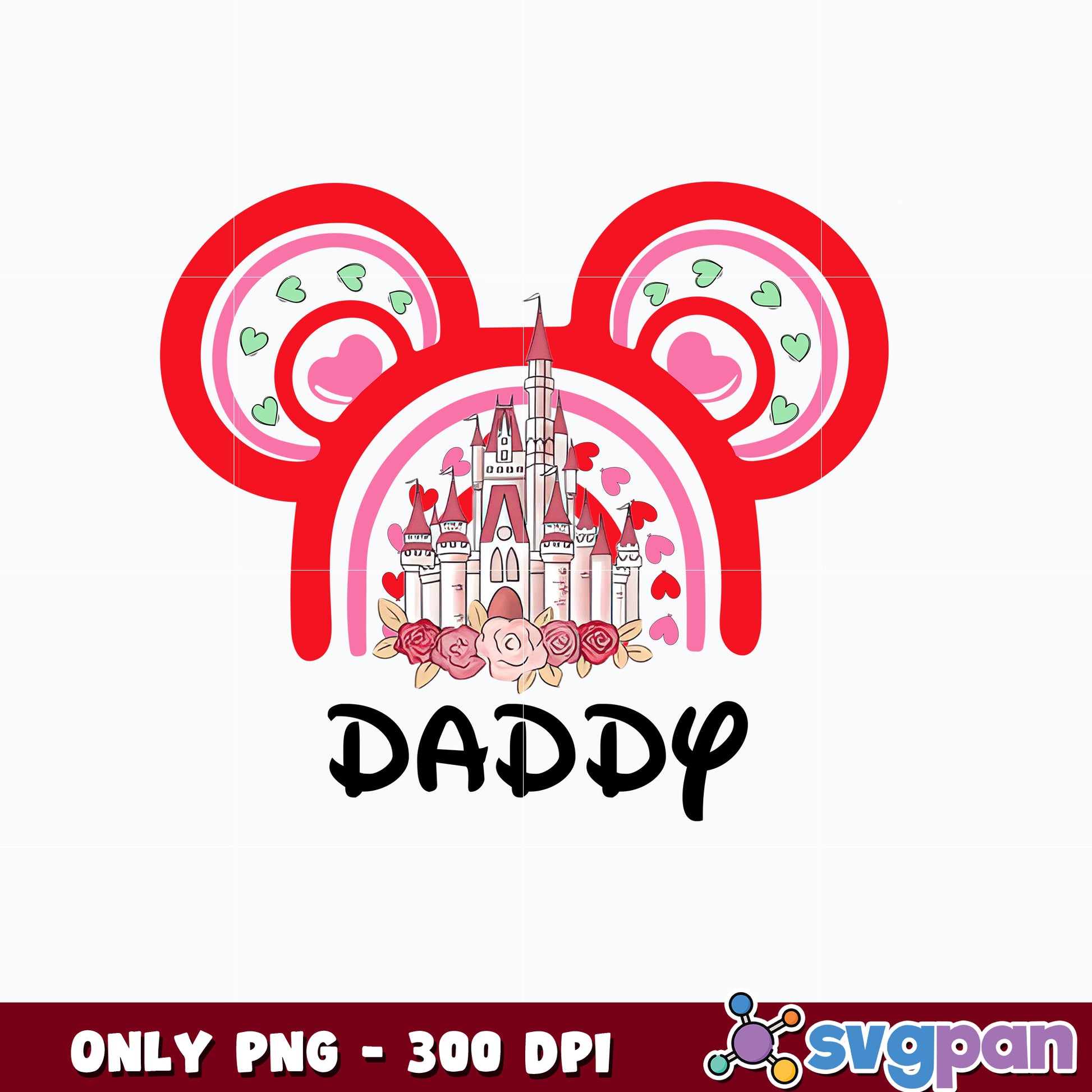 Daddy Mickey Mouse Valentines png 