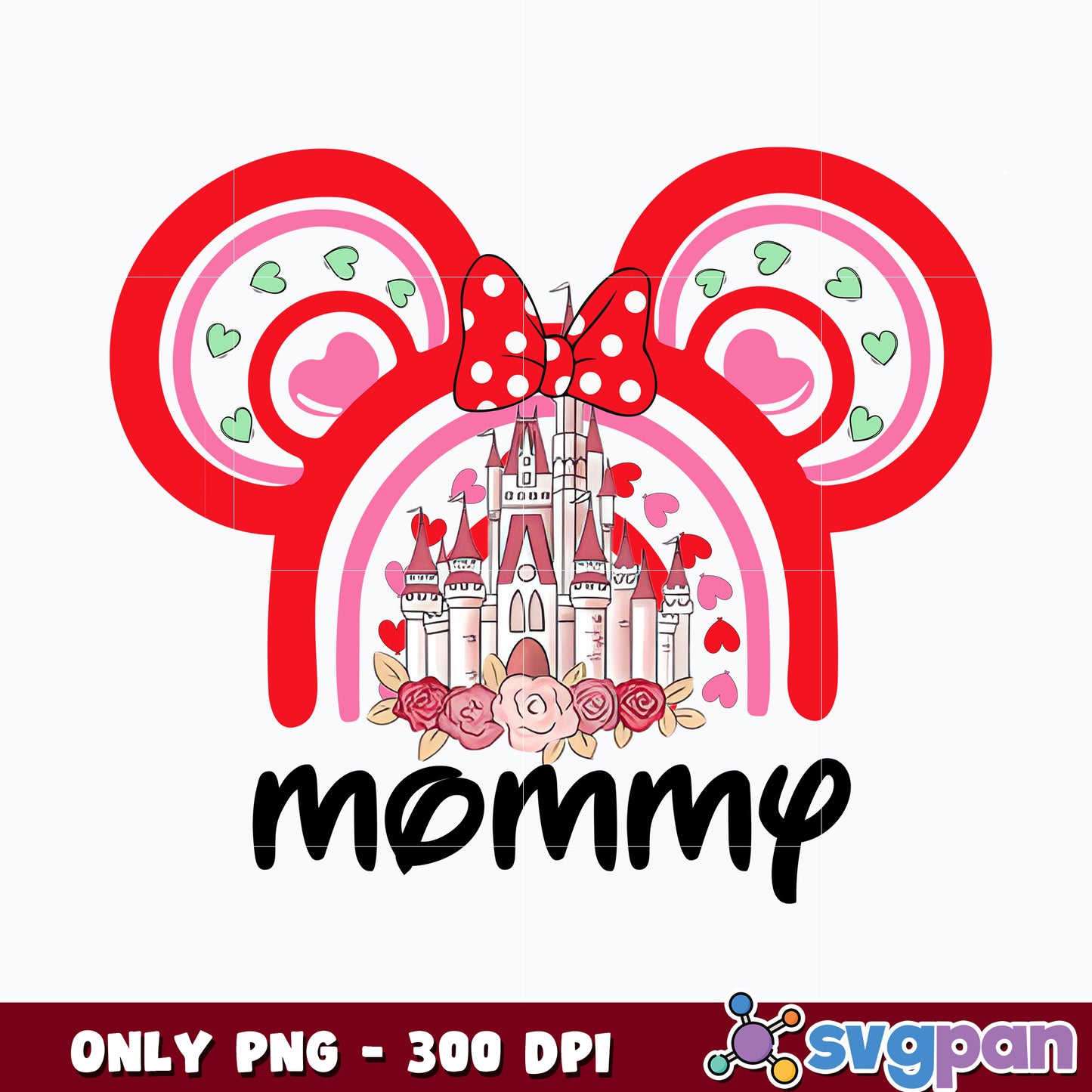 Mommy Minnie Mouse Valentines png 