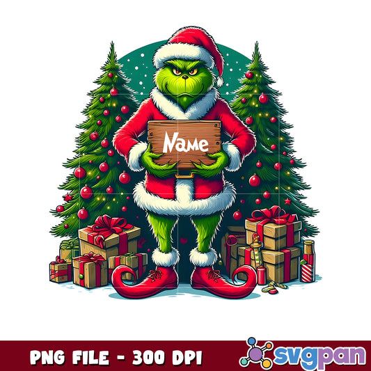 Fat santa grinch png, happy grinch png, grinch cookies ​png