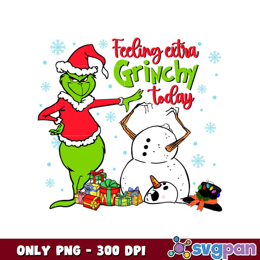 Feeling Extra Grinchy Today png